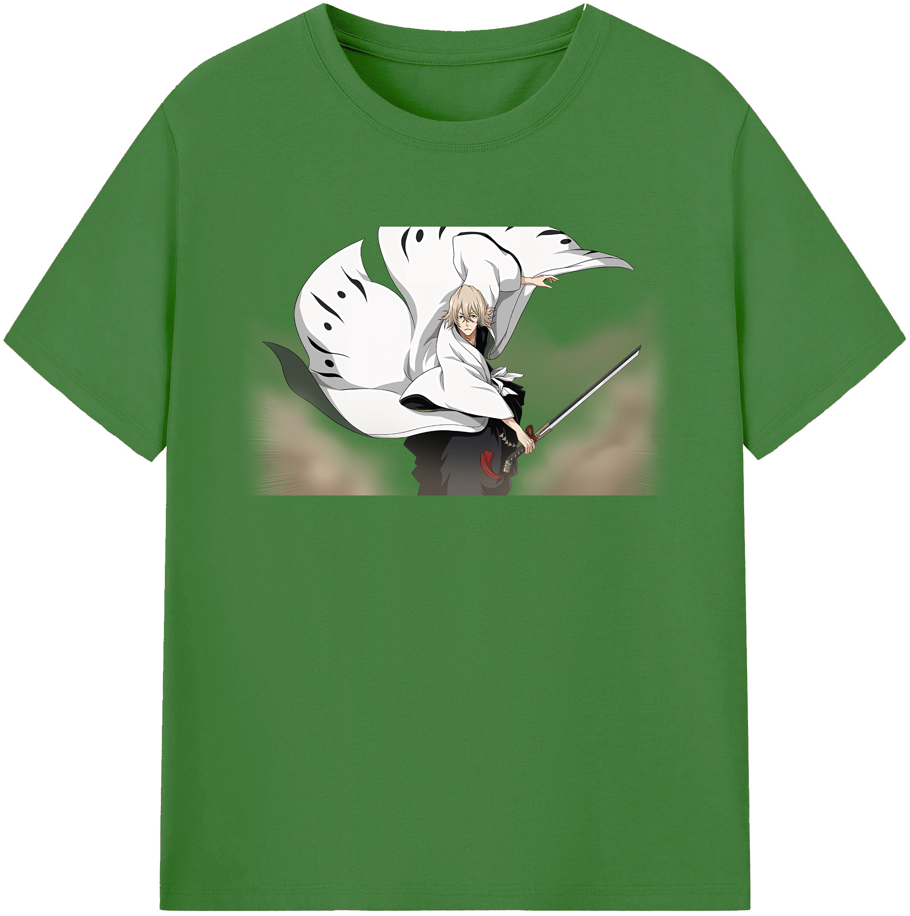 （画像用） "ブリーチ 浦原 喜助（うらはら きすけ） BLEACH Urahara Kisuke " レディースカジュアルプリントTシャツ（綿100％）